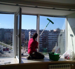 Мытье окон в однокомнатной квартире Тюкалинск